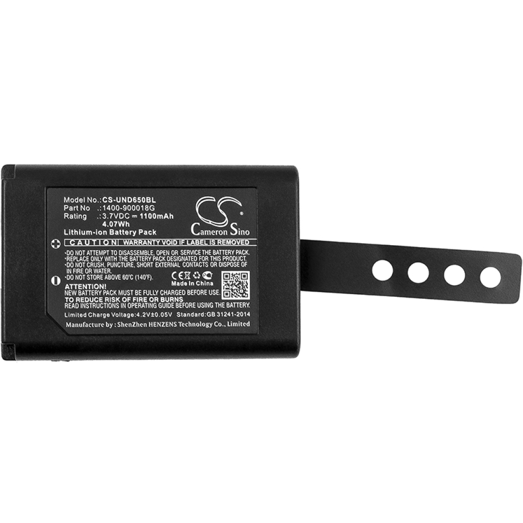 Batterier för skanner Unitech CS-UND650BL