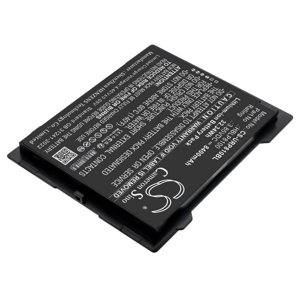 Batterier för skanner Urovo CS-URP810BL