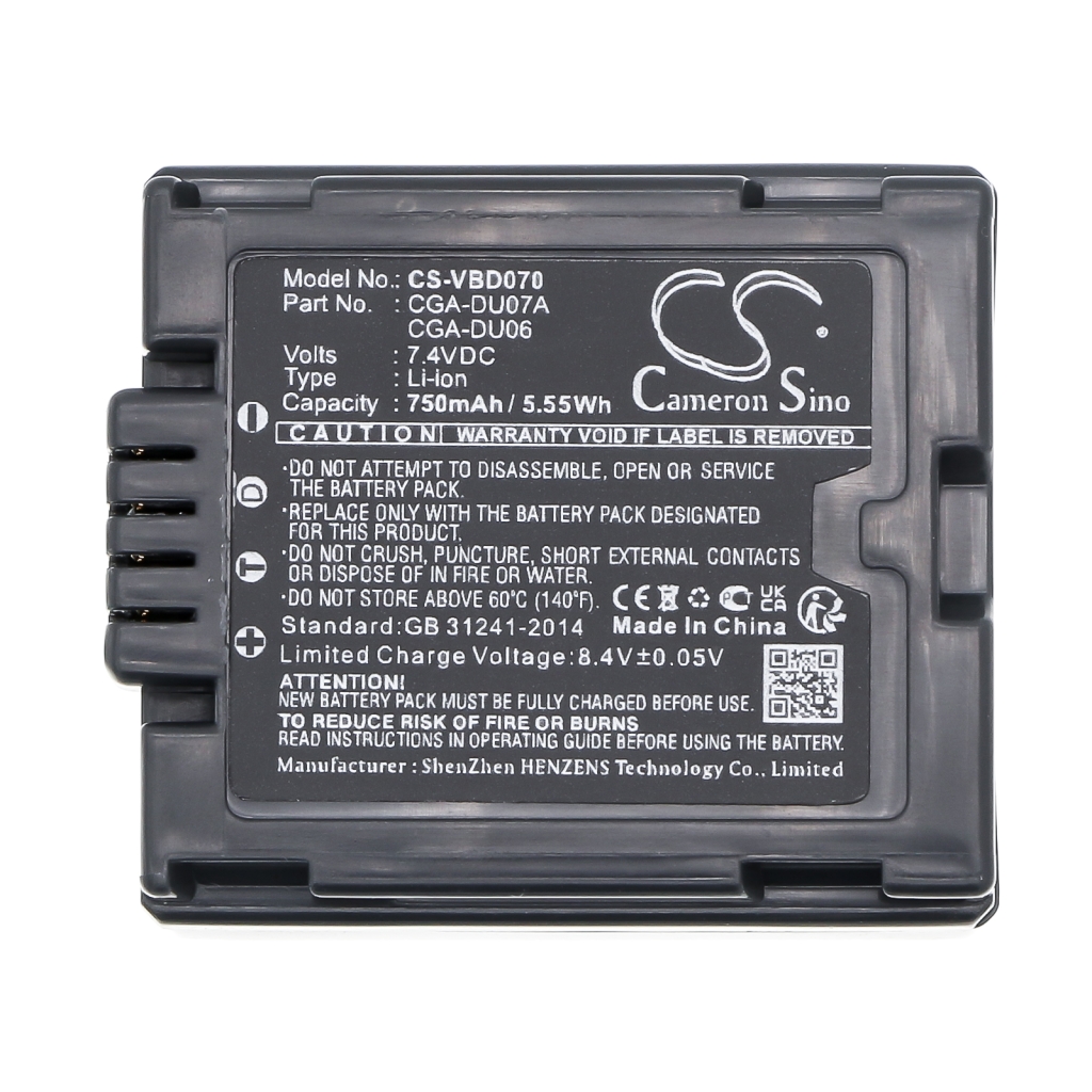 Camera Battery Panasonic NV-GS50B