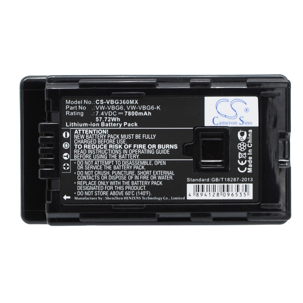 Kamerabatterier Panasonic CS-VBG360MX