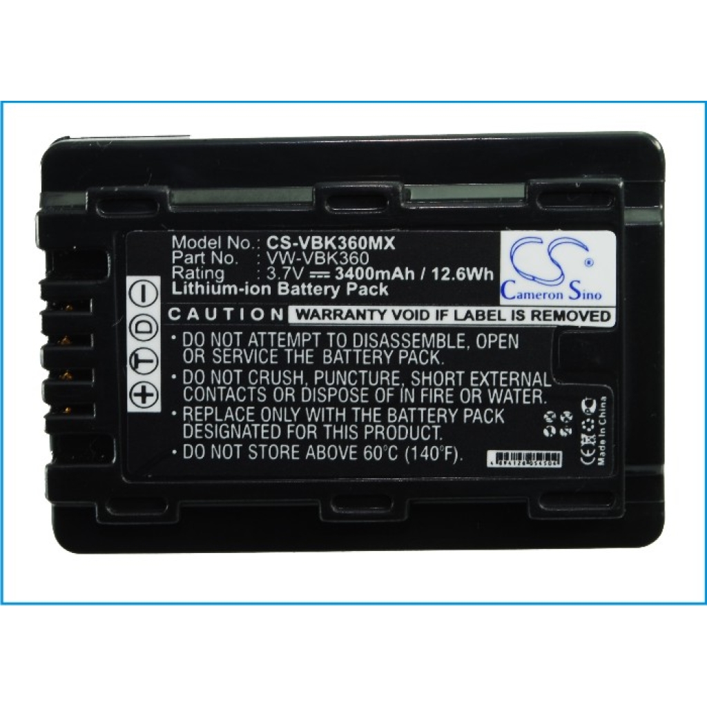 Kamerabatterier Panasonic CS-VBK360MX