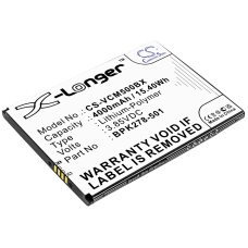 Kompatibel batteribyte för Verifone BPK278-501