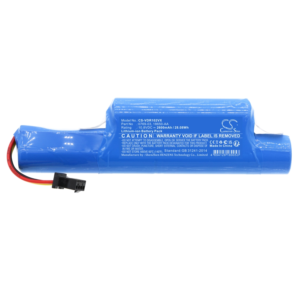 Batterier till dammsugare Vileda CS-VDR102VX