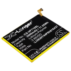 Kompatibel batteribyte för ZTE LI3930T44P6H816437