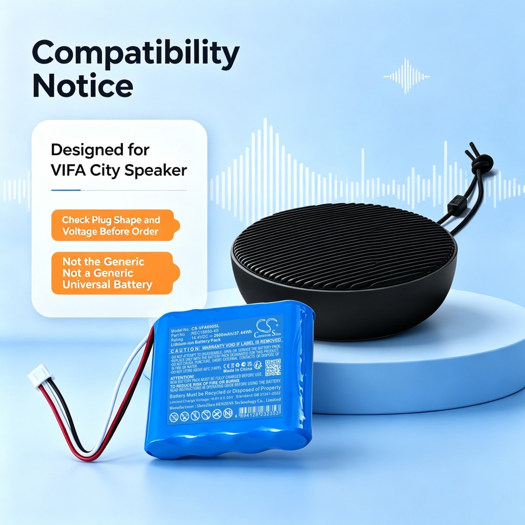Batterier kompatibel med VIFA City City CS-VFA600SL