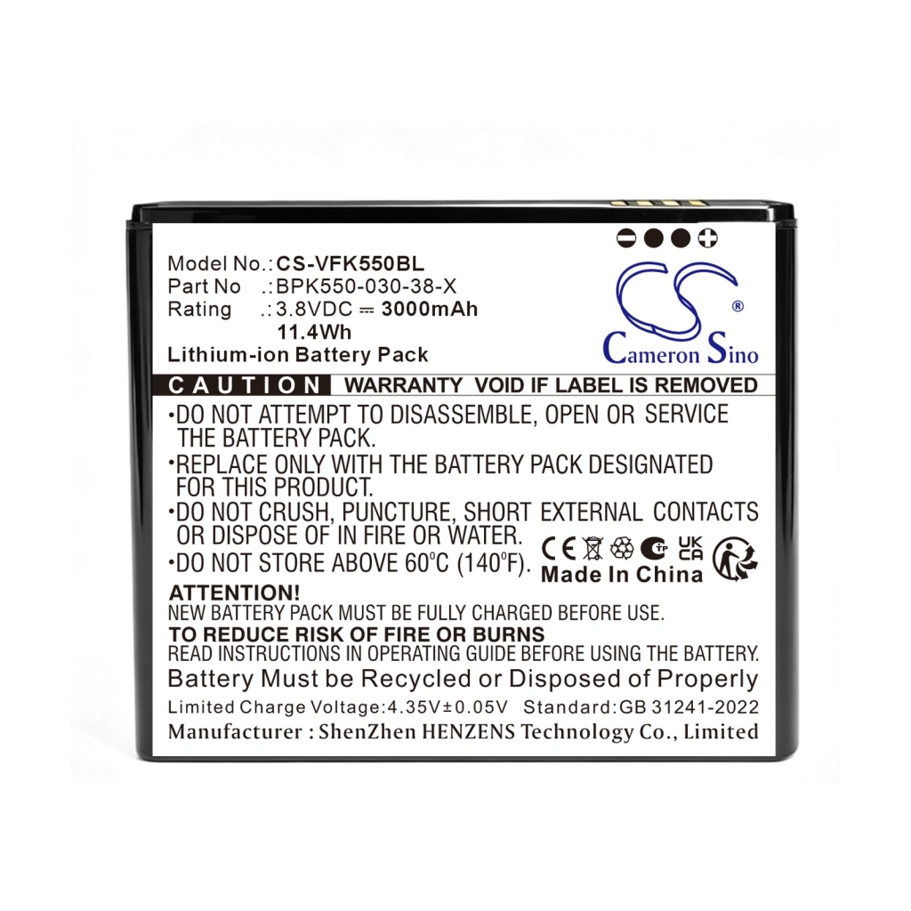Batterier  CS-VFK550BL