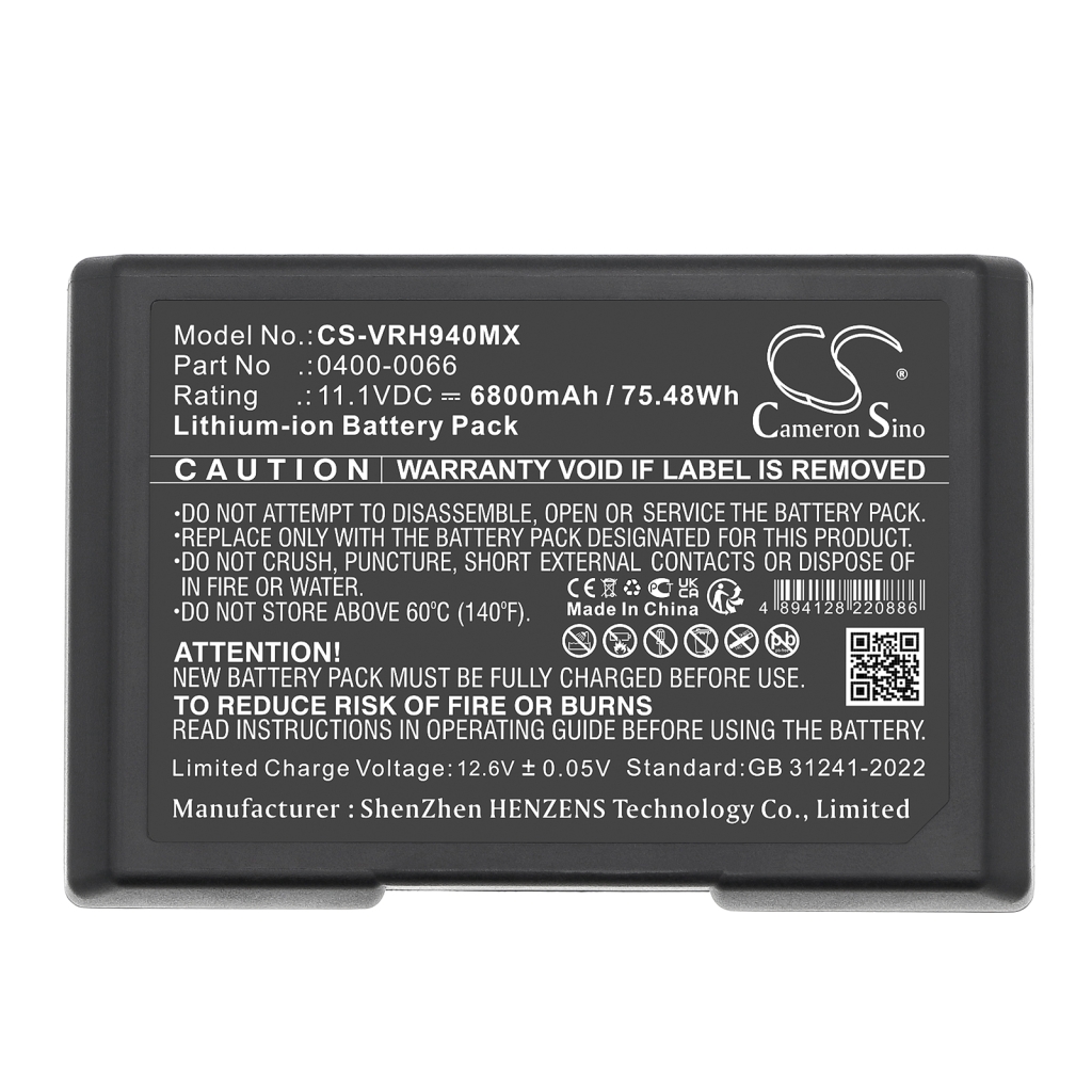 Battery Replaces 0400-0121