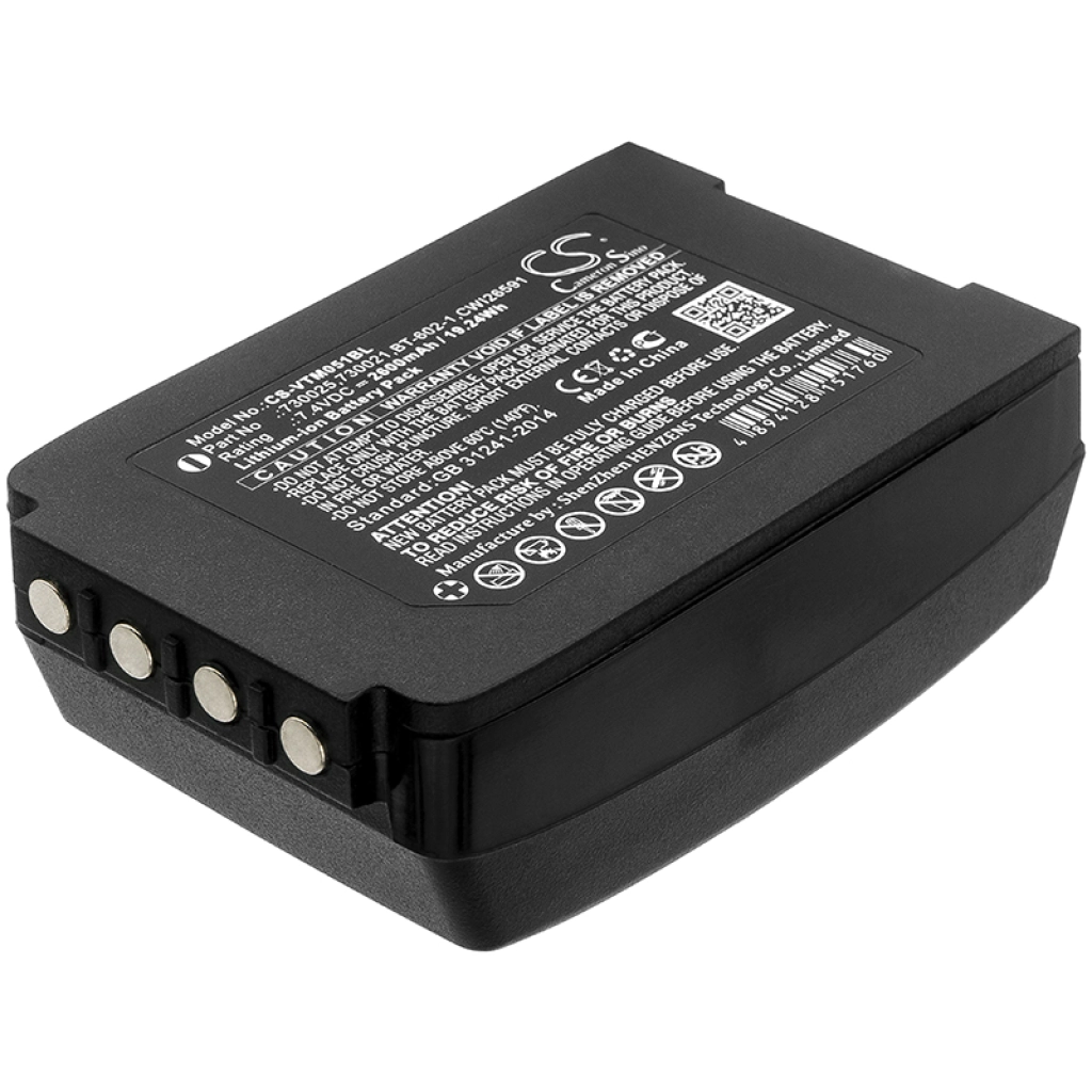 Batterier för skanner Vocollect CS-VTM051BL