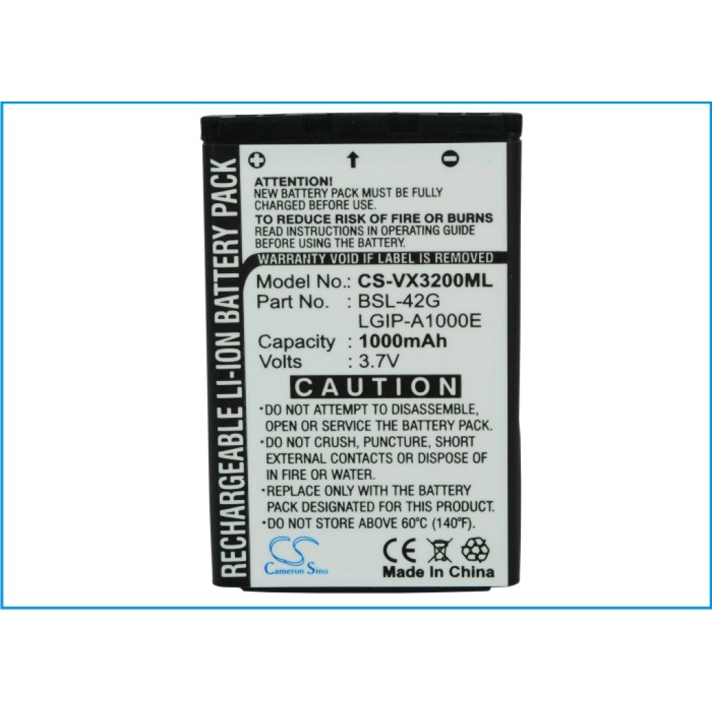 Batterier till mobiltelefoner LG vx5300
