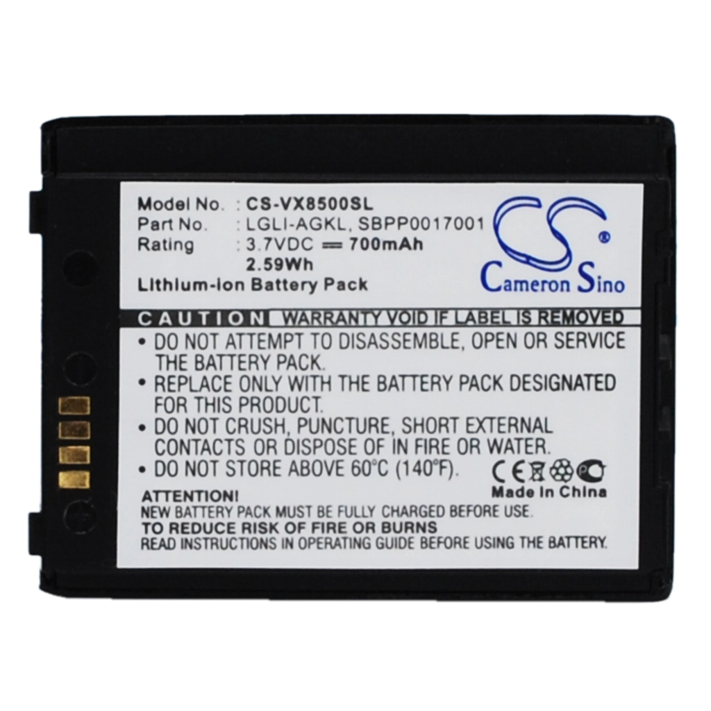 Batterier till mobiltelefoner LG Chocolate 3