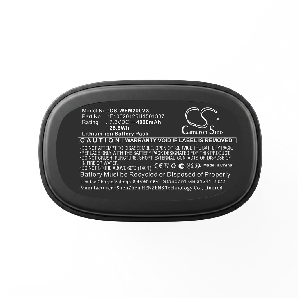 Batteri kompatibel med Wolfbox CS-WFM200VX