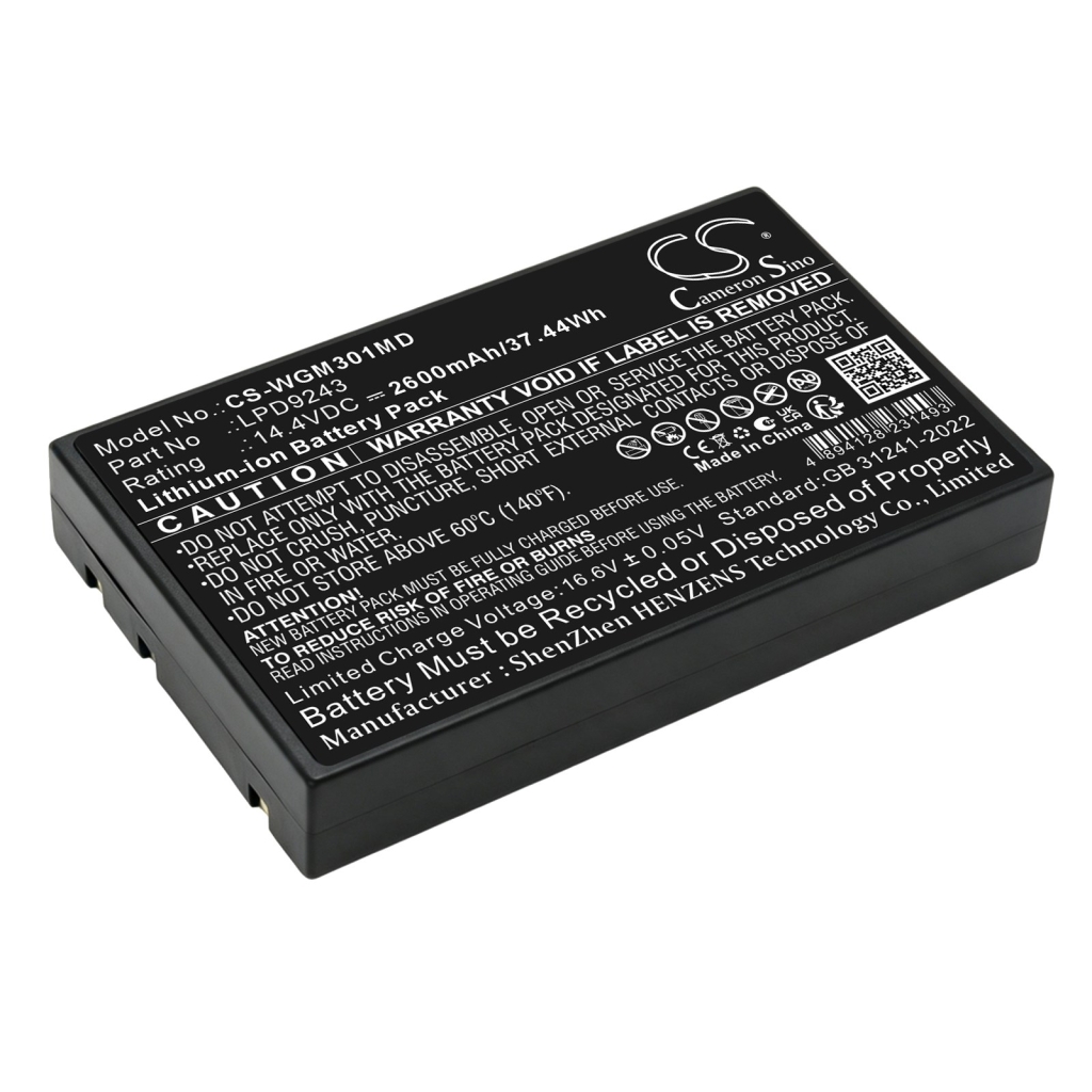 Batteri kompatibel med Wego CS-WGM301MD