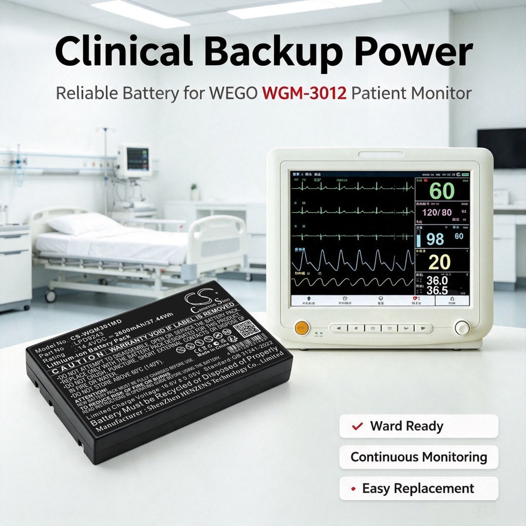Batteri kompatibel med Wego CS-WGM301MD