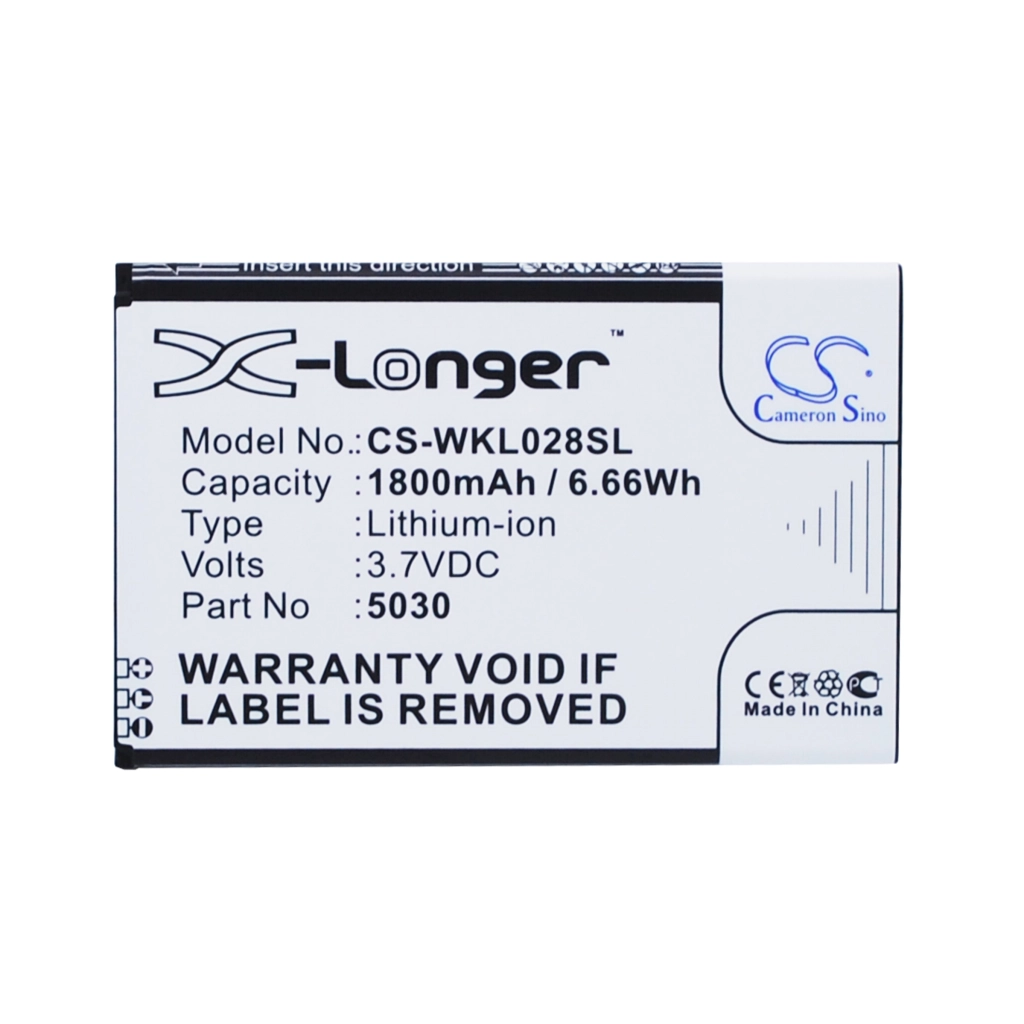 Batterier till mobiltelefoner Wiko CS-WKL028SL