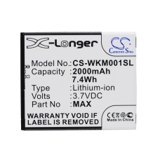 Kompatibel batteribyte för Wiko L5503AE,WAX