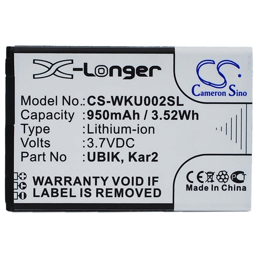 Batteri kompatibel med Wiko CS-WKU002SL