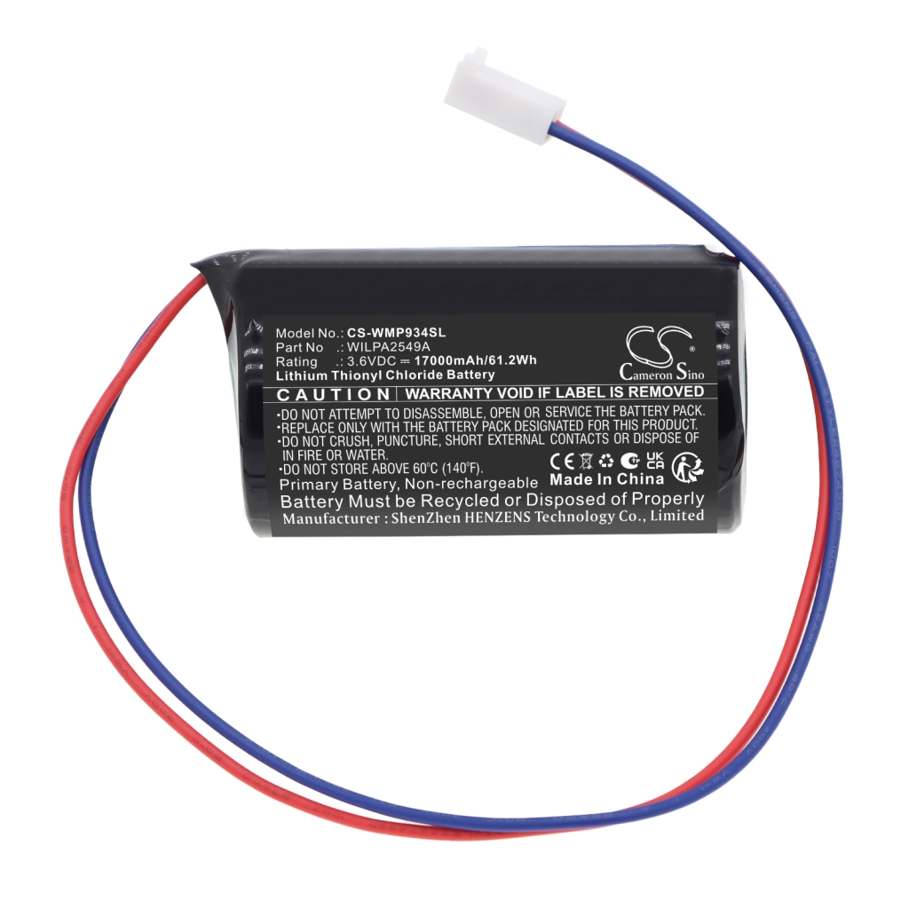 Batteri kompatibel med Water meter CS-WMP934SL