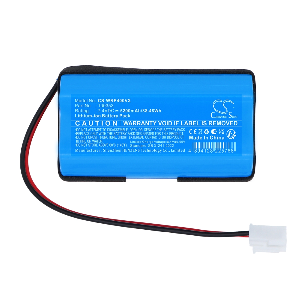 Compatible battery replacement for Limpiafondos 100353