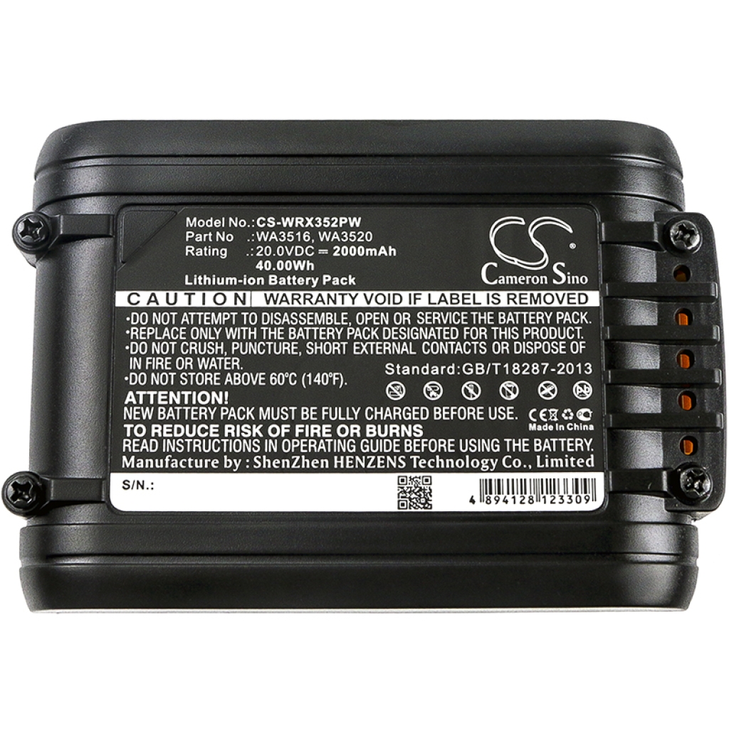 Battery industrial Worx WG163