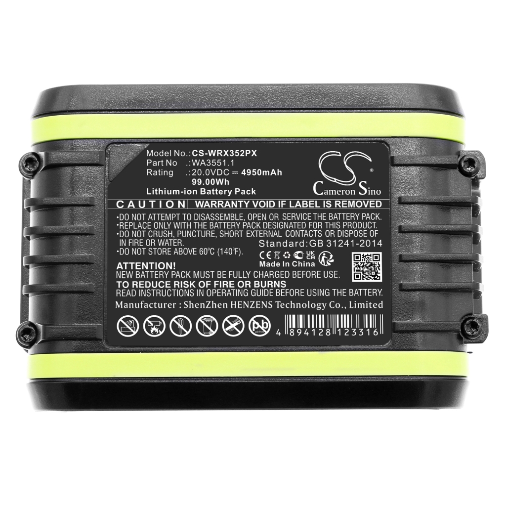 Battery industrial Worx WG549E.9
