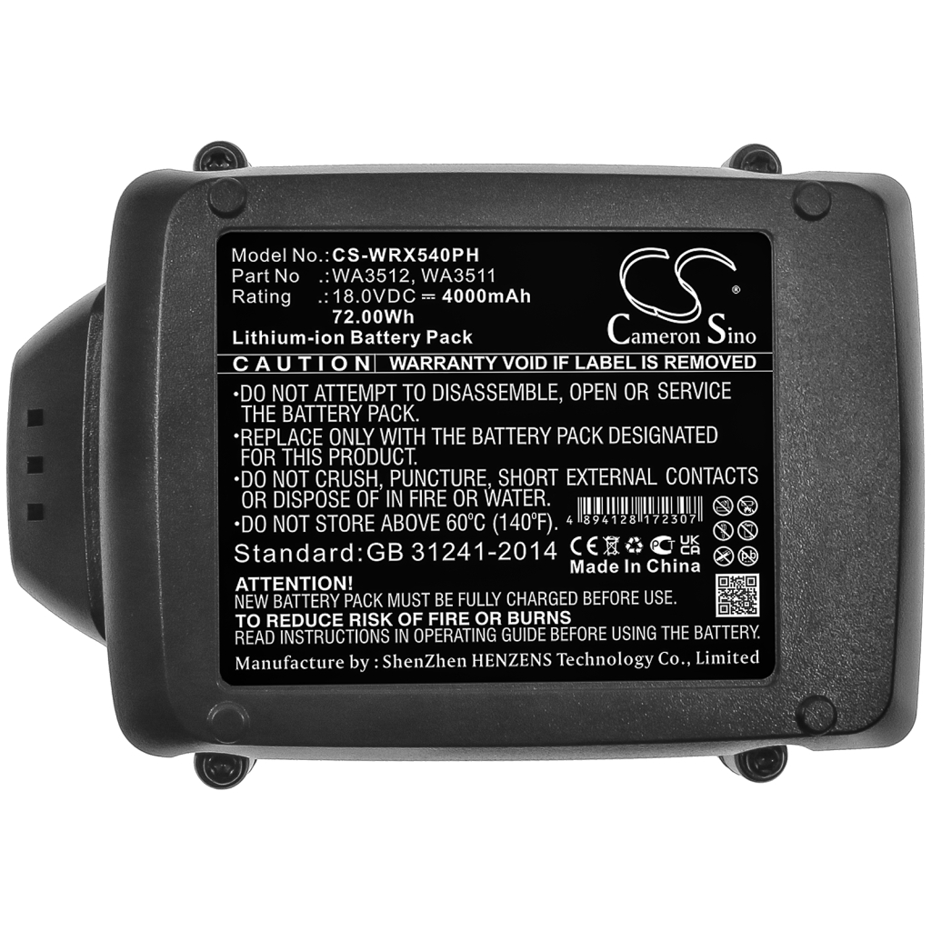 Battery industrial Worx WX368