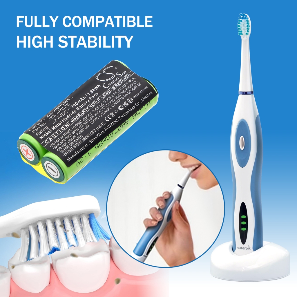 Batterier för medicintekniska produkter Waterpik CS-WSR300SL