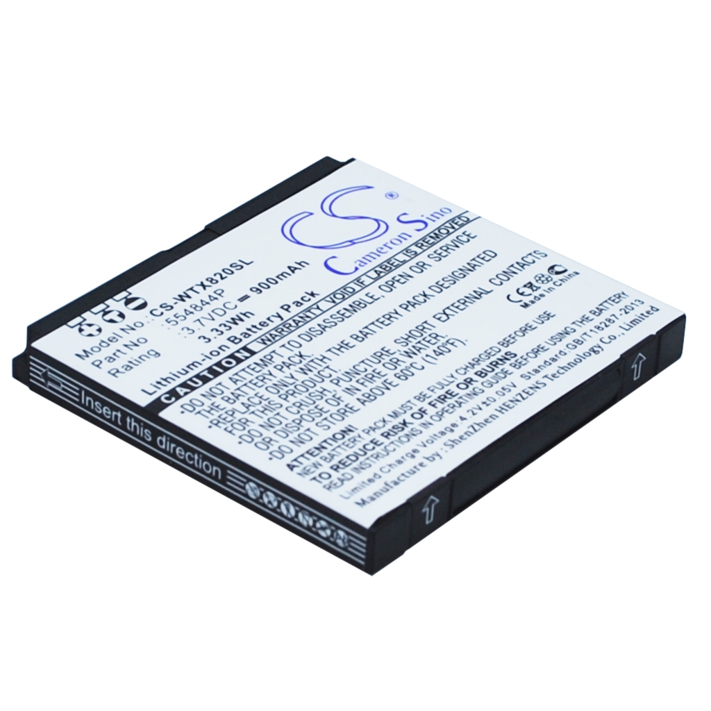 Compatible battery replacement for Takara 554844P