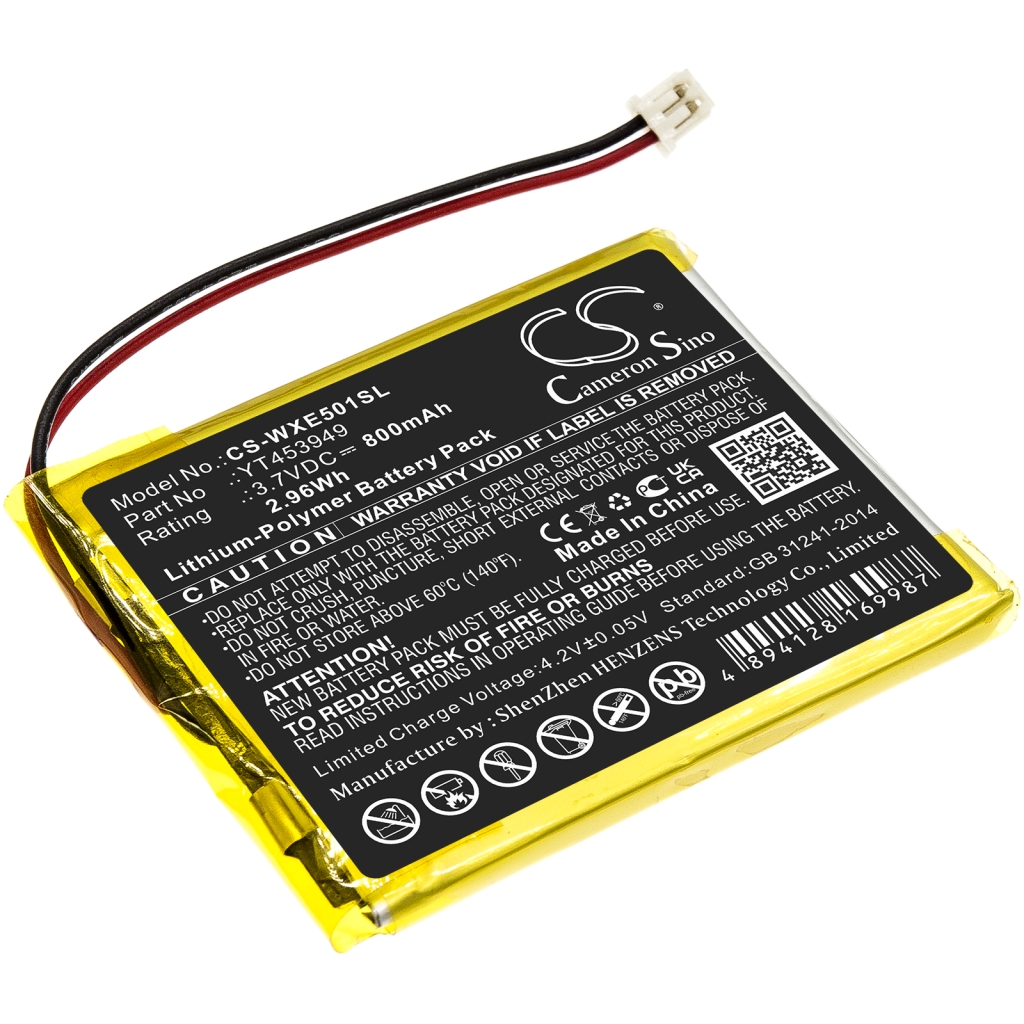 Compatible battery replacement for Wexler YT453949