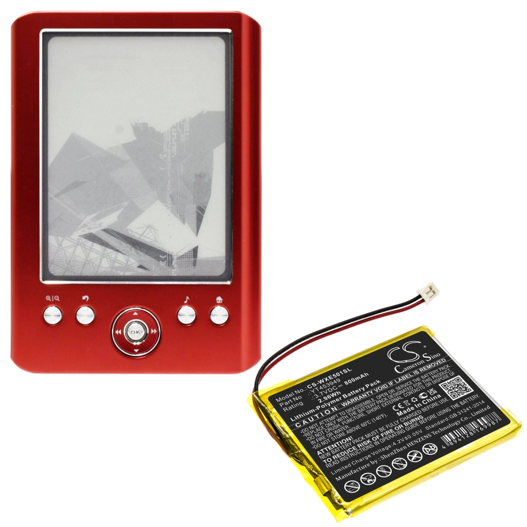Compatible battery replacement for Wexler YT453949