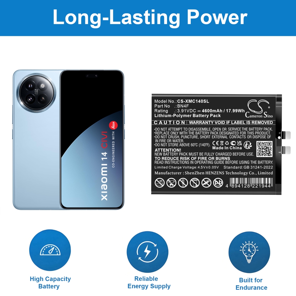 Battery Replaces BN4F