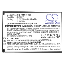 Kompatibel batteribyte för Xiaomi DC027