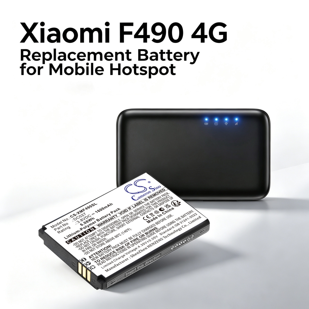 Batterier kompatibel med Xiaomi F490 4G CS-XMF490SL
