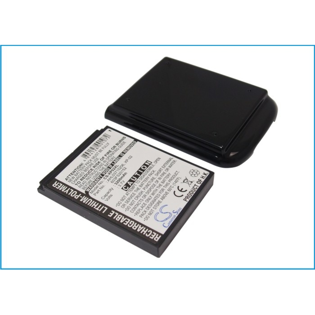 Batteri kompatibel med O2 CS-XP02XL
