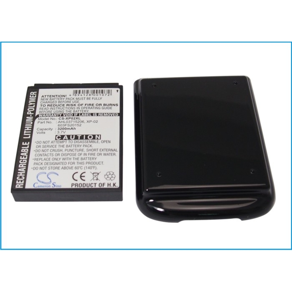 Batteri kompatibel med O2 CS-XP02XL