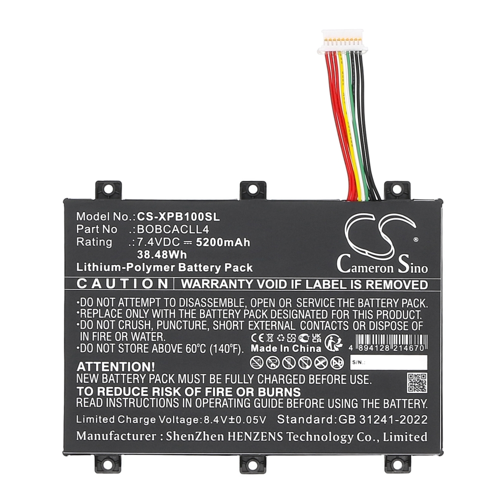 Batterier för surfplattor Xplore CS-XPB100SL