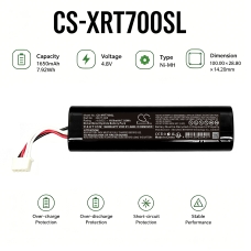 Kompatibel batteribyte för X-rite BATT-003,BATT-005