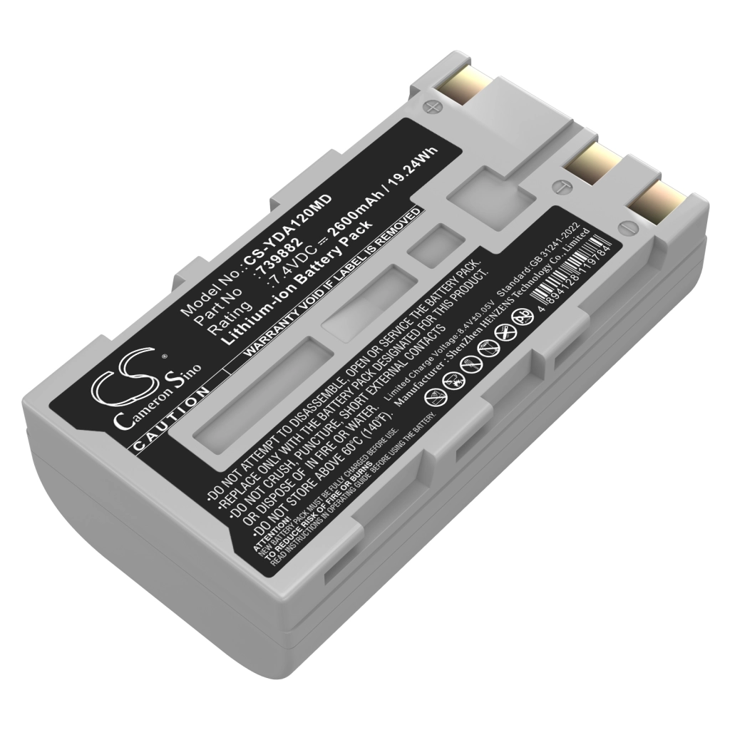 Compatible battery replacement for Yokogawa 739882