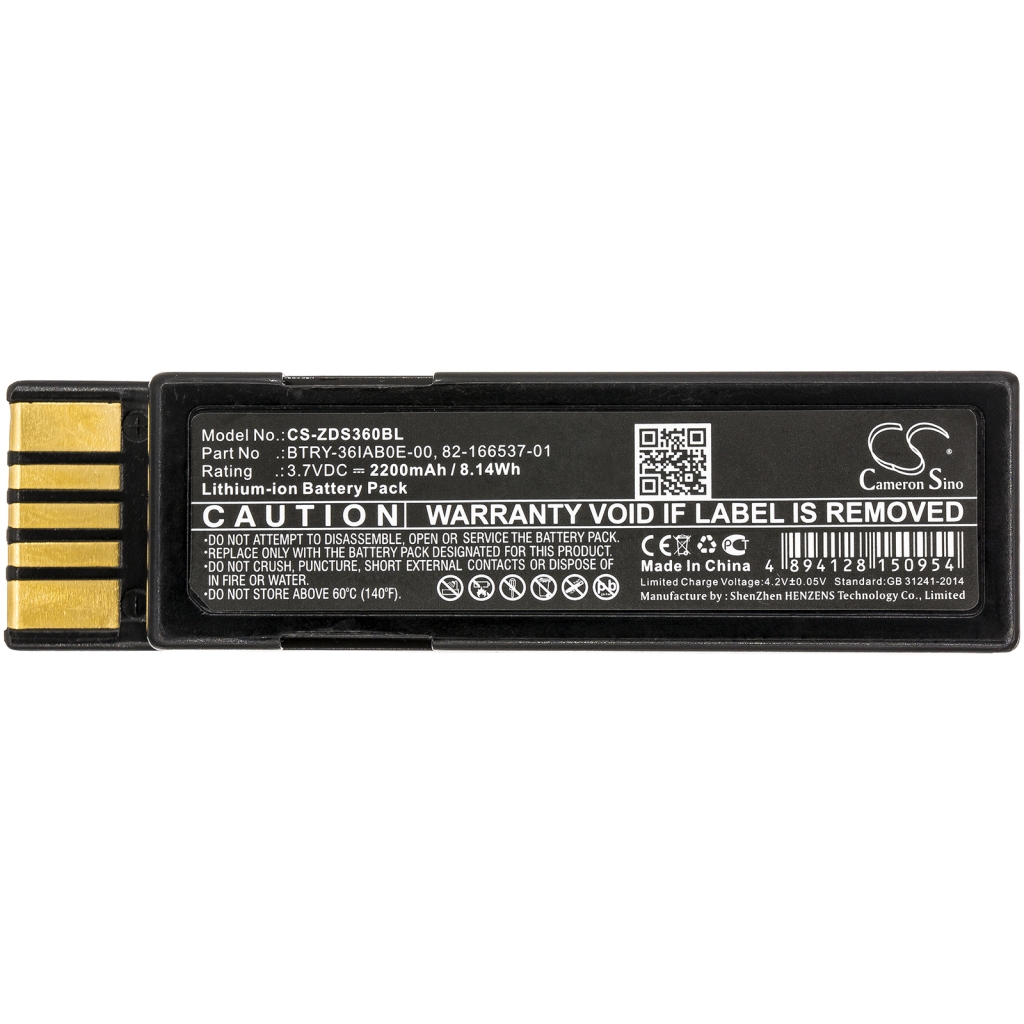Batterier för skanner Zebra LS3600