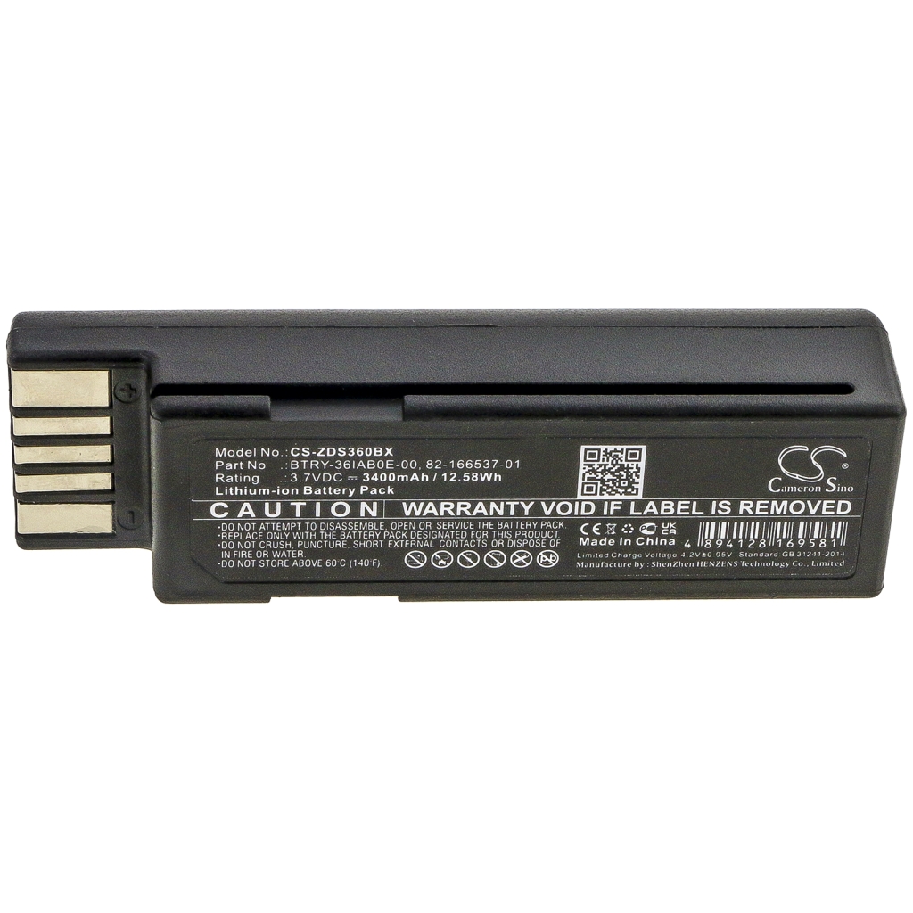 Batterier för skanner Zebra LS3600