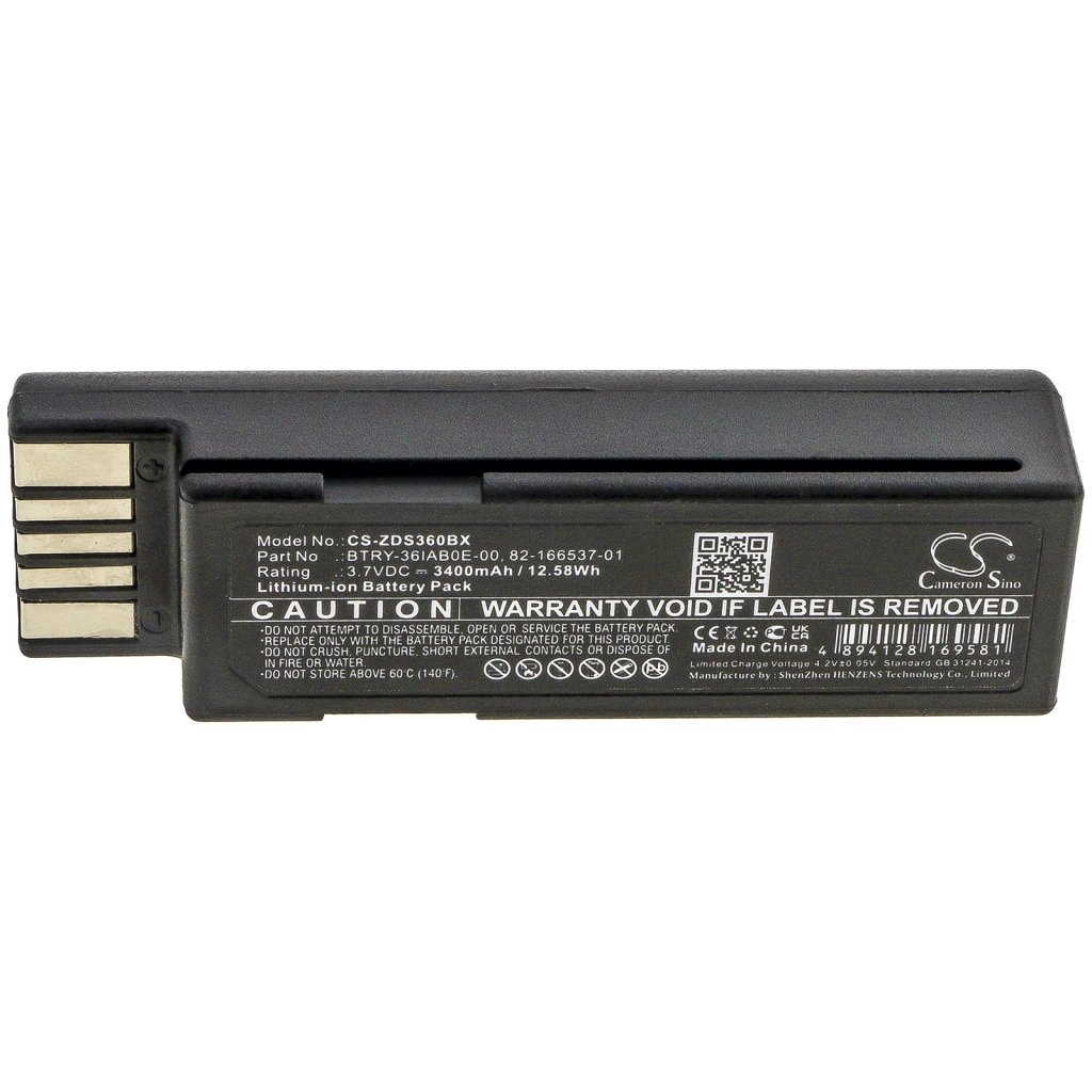 Batterier för skanner Zebra LS3600