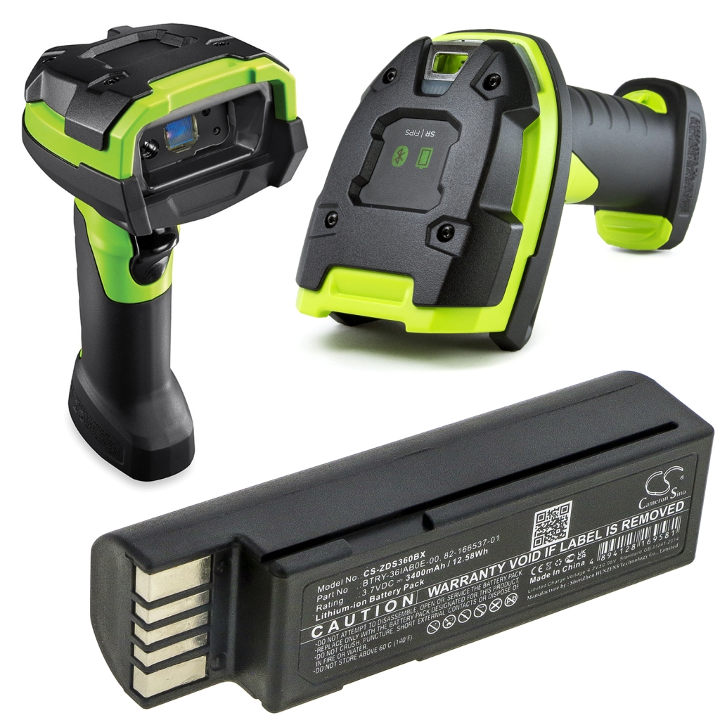 Batterier för skanner Zebra LS3600