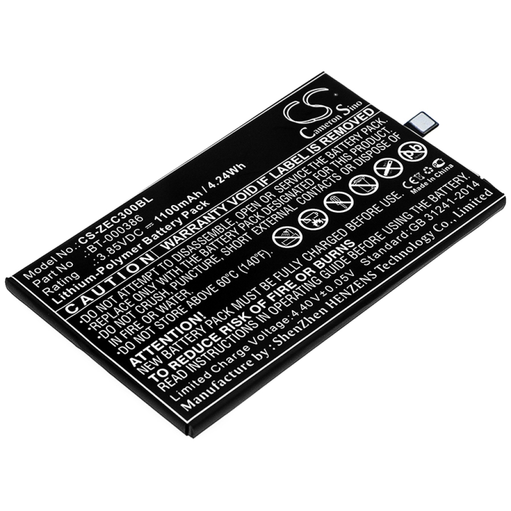 Batterier för skanner Zebra CS-ZEC300BL