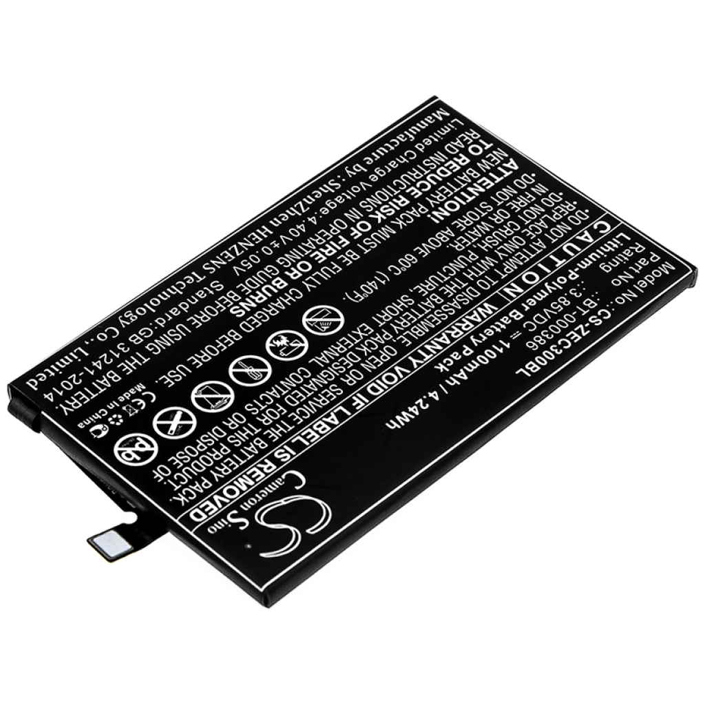 Batterier för skanner Zebra CS-ZEC300BL