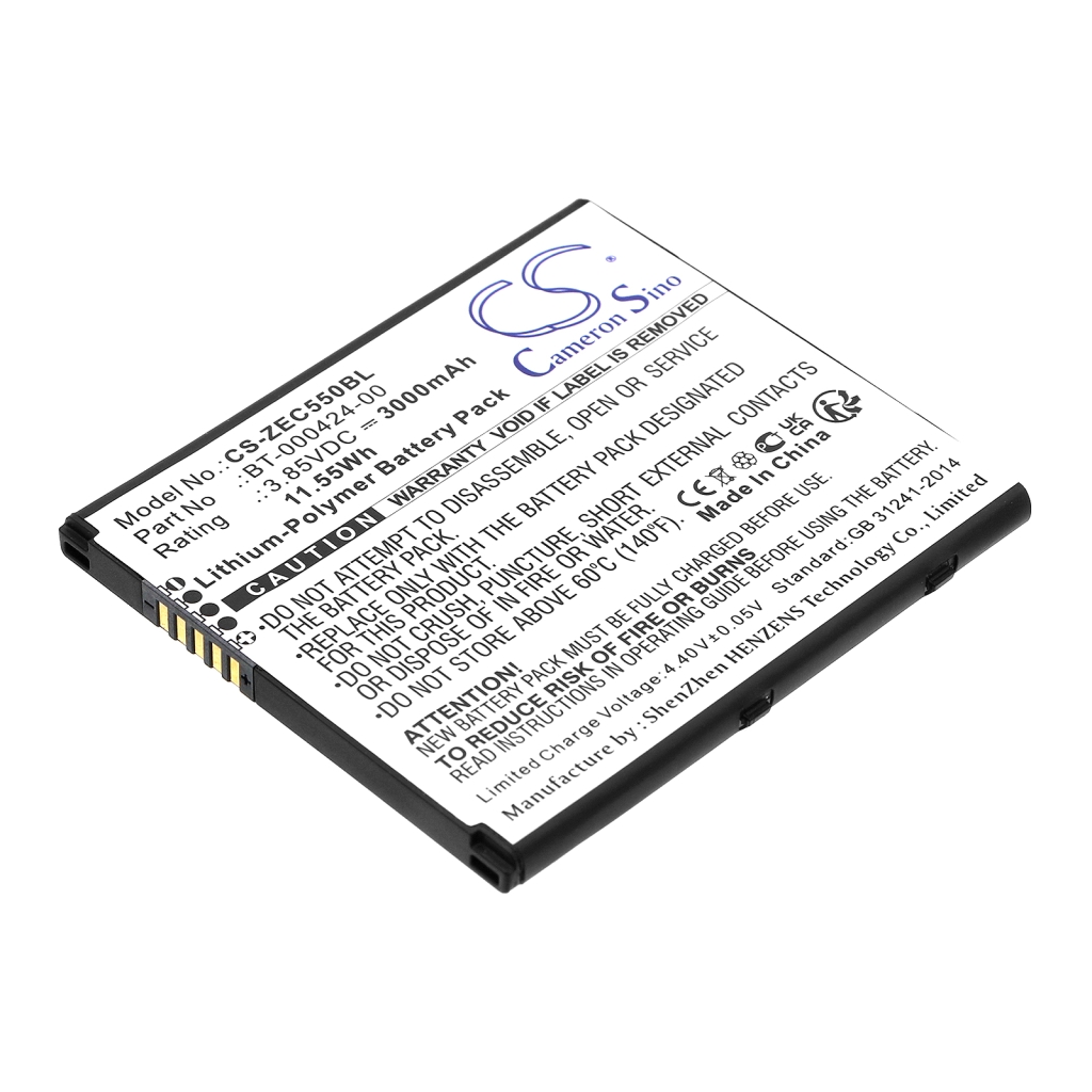 Batterier för skanner Zebra EC50