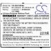 BarCode, Scanner Battery Zebra EC50