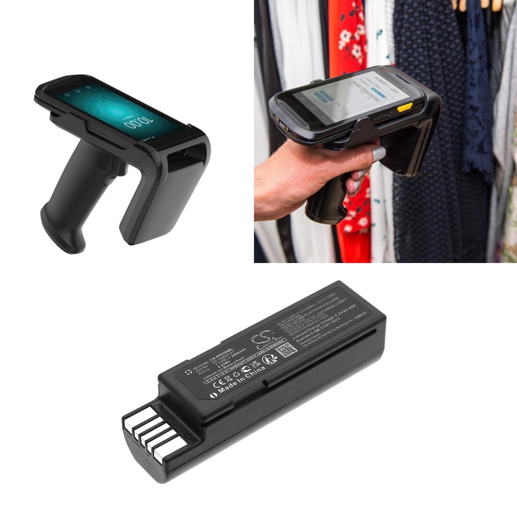 Batterier för skanner Zebra RFD2000