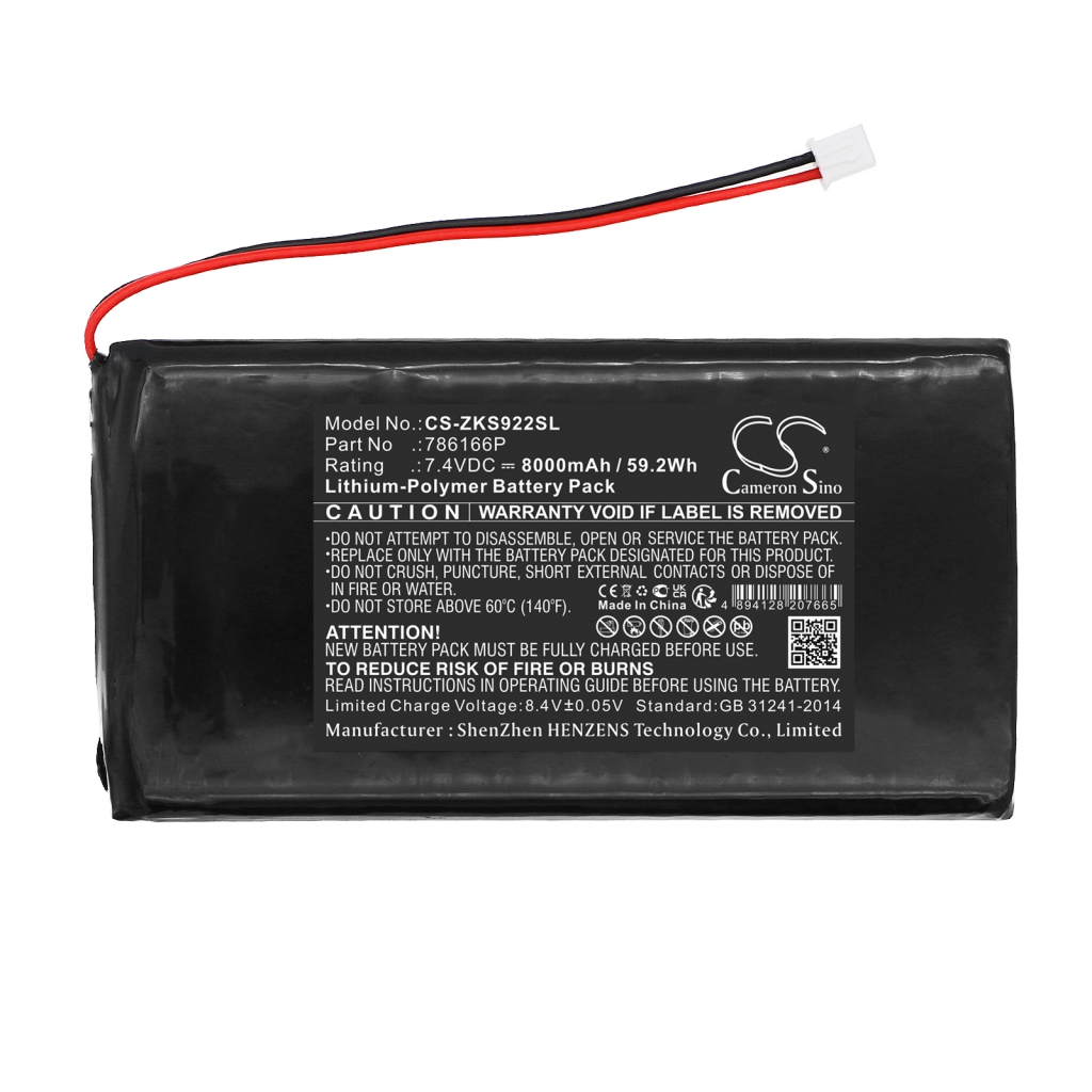 Batteries Time Clock Battery CS-ZKS922SL