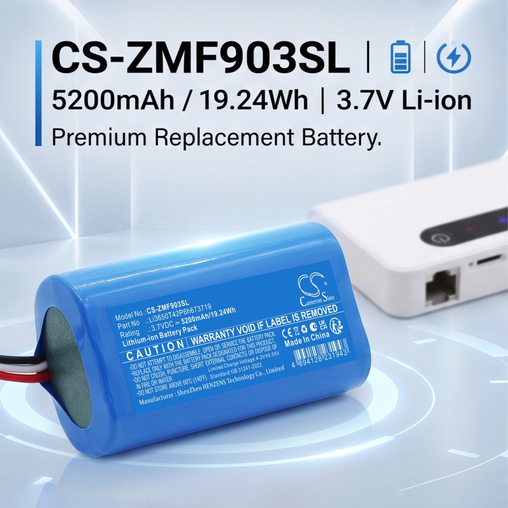 Batterier kompatibel med ZTE MF903 MF903 CS-ZMF903SL