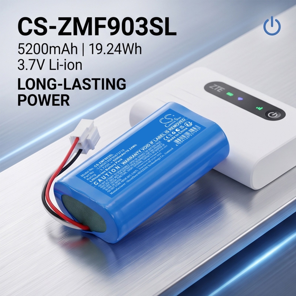 Batterier kompatibel med ZTE MF903 MF903 CS-ZMF903SL