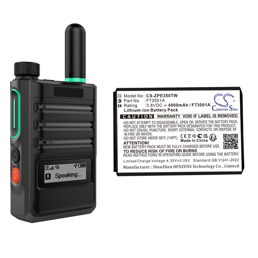 Two-Way Radio Battery Zte CS-ZPE350TW